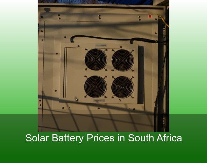 Solar Battery Prices in South Africa